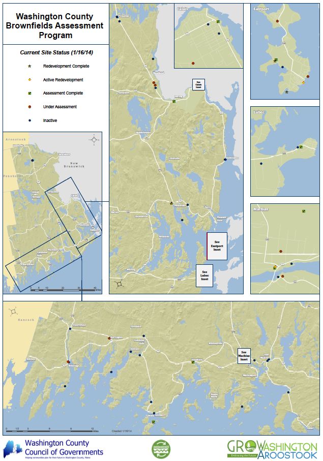 Washington County Brownfields Map Jan 2014